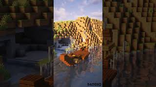 Medieval Ship  Easy boat  Building ideas  Minecraft Timelapse saddiqships [upl. by Karole]