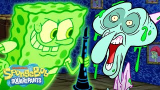 60 Minutes of TRICKS 🎃  SpongeBob [upl. by Annah]