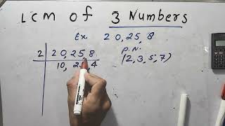 Lcm of 3 numbers  lcm hcf  class 10  maths  Hindi [upl. by Attenna]