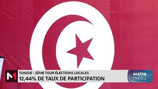 Tunisie  2e tour des élections locales le taux de participation s´établit à 1244 [upl. by Novla989]