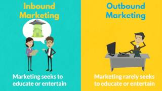 Difference between Inbound Marketing Vs Outbound Marketing [upl. by Bazluke]