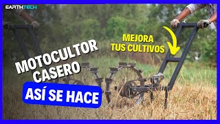 🚜¿Cómo HACER tu propio MOTOCULTOR eléctrico casero🌱  Proceso paso a paso [upl. by Chanda194]