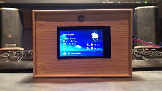 ESP8266 weather  forecast station with a Nextion display [upl. by Petromilli]