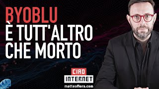 1124 BYOBLU è MORTA Tutt’altro la tv di Claudio Messora è un esempio di finanziamento dal basso [upl. by Lenod]