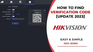 NEW UPDATE How To Find Verification Code For Hikvision DVR [upl. by Gratia]