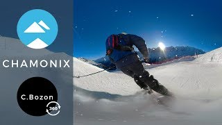 Piste Charles Bozon Le Brévent  Chamonix in 360 VR  Piste View [upl. by Pirbhai521]