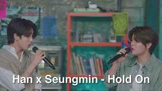 ENG Sub Han X Seungmin  Hold On from 2 kids show [upl. by Atilrak]