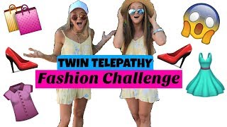 TWIN TELEPATHY Fashion Challenge  The Rybka Twins [upl. by Garnette]