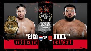 Rico Verhoeven v Nabil Khachab  GLORY Heavyweight Grand Prix 2024 [upl. by Gazo]