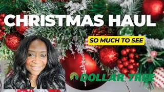 UNEXPECTED CHRISTMAS HAUL AT DOLLAR TREE [upl. by Affer]