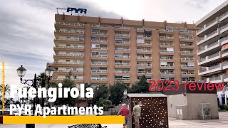 Fuengirola PYR Apartments review and look at some great prices in June July amp August 2023 summer [upl. by Applegate281]