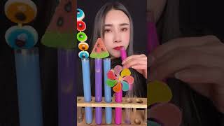 👆 asmr 🍫🍭🌈asmrcandy mukbang candying mubangeating candyeating 🍬🍭🌈 eating candysounds [upl. by Ecnerwal626]