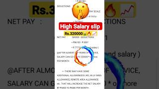 My Salary Rs77719🤑✅🔥 Rs320000📈😱❗salary mbbs mba ias ips watch million [upl. by Atsirc]