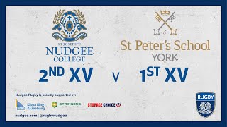 2023 Nudgee College 2nd XV Rugby vs St Peters School York 1st XV [upl. by Krasnoff450]