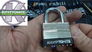 557 New Picks and a Kryptonite Padlock Picked Opened [upl. by Aluk827]