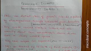 Pathogenicity  pathogenic Islands [upl. by Yrnehnhoj461]