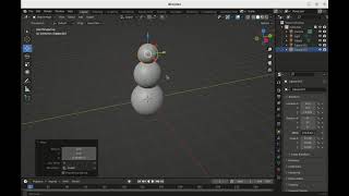 Blender 301 Тулуб сніговика [upl. by Anamor]