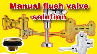 manual toilet flush valve solution [upl. by Elinor599]