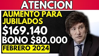 💥 AUMENTO PARA JUBILADOS 💲169140 ➕ BONO 💲80000 Jubilados Pensionados y PNC ANSES [upl. by Kho]