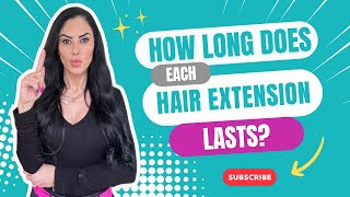 How Long Do Hair Extensions REALLY Last [upl. by Mihar]