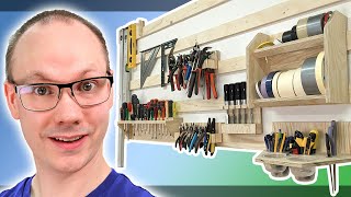 Making the Ultimate french cleat wall with 7 hand tool holders [upl. by Primrosa]