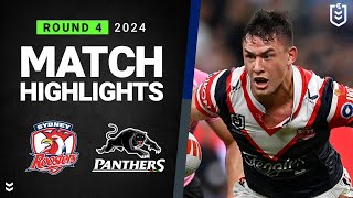 NRL 2024  Roosters v Panthers  Match Highlights [upl. by Ahsiak153]