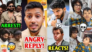 Tech Burner ANGRY REPLY to CONTROVERSY 😡 Allu Arjun ARRESTED Gukesh Vs Magnus Sourav Joshi BB [upl. by Cloe]