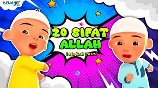 LAGU 20 SIFAT ALLAH LIRIK  UPIN IPIN LAGU ANAK ISLAMI 2024 [upl. by Asreht]