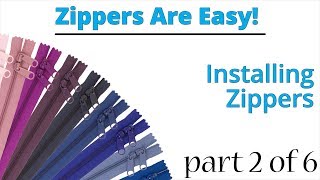 Installing Zippers [upl. by Eednas]