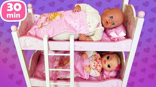 Spielspaß mit Baby Born Baby Annabell und Baby Alive spielen zusammen 4 Folgen am Stück [upl. by Oirretno]