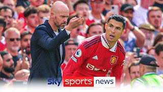 Ronaldo questions Erik ten Hags mentality as Manchester United manager [upl. by Sivla]