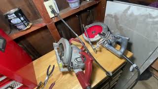 SKILSAW WORKS AGAIN was totally destroyed SO GROSS  skilsaw 77 worm drive repair Part THREE [upl. by Orv]