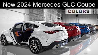 2024 MercedesBenz GLC Coupe  New Colors of Interior amp Exterior for C254 Model [upl. by Ahsenod]