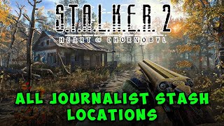 All Journalist Stash Locations in Stalker 2 [upl. by Yrdnal]