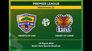 Live  Hearts of Oak vs Heart of Lions  PreMatch Studio Discussions  Max TV [upl. by Ellekcim]