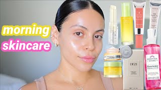 Morning skincare routine  my favorite products ✨☀️ [upl. by Shimkus]