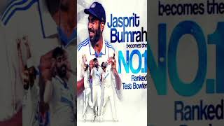 Bumrah became No 1 Bowler in Latest ICC Bowling Ranking shorts cricket [upl. by Netsuj]