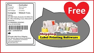 Shipping Label printing Software Free Lifetime [upl. by Ainelec]