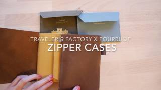 Travelers Notebook Zipper Cases [upl. by Haynor444]