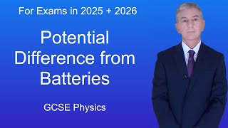 GCSE Physics Revision quotPotential Difference from Batteriesquot [upl. by Olia]