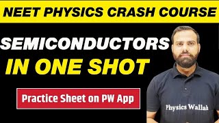 SEMICONDUCTORS in One Shot  All Concepts Tricks and PYQs  NEET Physics Crash Course [upl. by Erdnoid440]