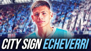 OFFICIAL  MAN CITY SIGN CLAUDIO ECHEVERRI [upl. by Verne100]