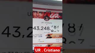 UR  Cristiano  Worlds fastest subscribed YouTube channel ronaldo subscribe [upl. by Dorsy25]