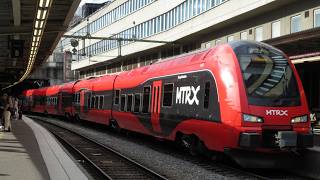 Trains at Stockholm Central Sweden 13072024 [upl. by Elkraps748]