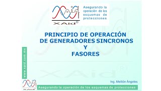 01  Principio de operación de generadores sincronos y fasores Xaid [upl. by Goulder]