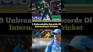 Unbreakable Records Of International Cricket 🏏  shorts youtubeshorts ytshorts shortsfeed [upl. by Ikir]