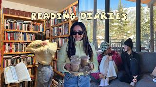 READING DIARIES ⭐️  dream cabin reading trip reading 3 books amp book shopping [upl. by Assenay]