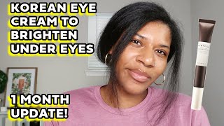 1 Month Transformation Using Skin1004 Eye Cream for Dark Undereyes [upl. by Nevag]