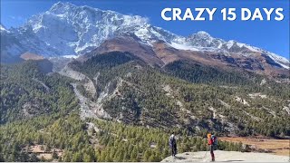 15 Days in The Himalaya Crazy Adventure  Nepal 🇳🇵 [upl. by Ailecnarf]