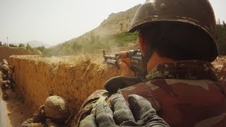 FIREFIGHT ON HELMET CAM IN AFGHANISTAN  PART 2 [upl. by Hacceber734]